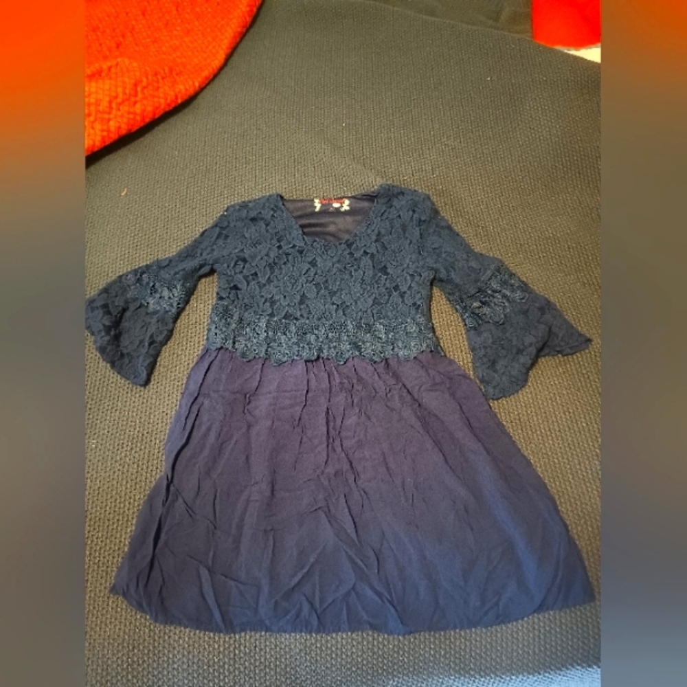 Girl's Red Camel Dress